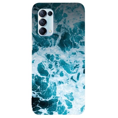 Husa compatibila cu Oppo Find X3 Lite model Crushing waves, Silicon, TPU, Viceversa foto