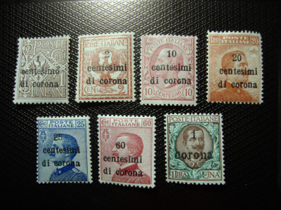 ITALIA OCUPATIE AUSTRIA 1919 SUPRATIPAR MNH- foto