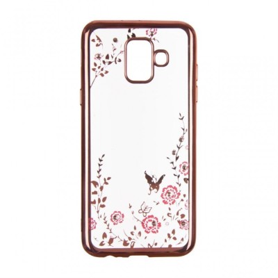 Husa SAMSUNG Galaxy J6 2018 - Diamond (Roz-Auriu) FORCELL foto