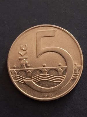 5 coroane 1993 cehia foto