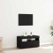 vidaXL Cabinet TV Negru 75 x 35 x 40 cm Lemn compozit 862557