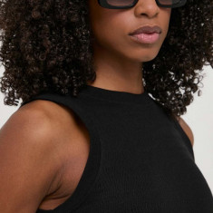 Furla ochelari de soare femei, culoarea negru, SFU712_540700