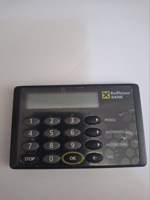 Cititor de Card Bancar.