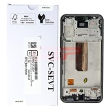LCD+Touchscreen cu Rama Samsung Galaxy A54 5G / A546 BLACK Original Service Pack