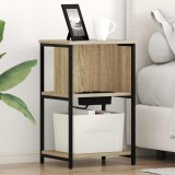 vidaXL Dulap de noapte Stejar sonoma 38 x 31 x 61 cm Lemn compozit