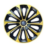 Cumpara ieftin Set 4 capace roti Extra strong gold R16 pentru gama VW