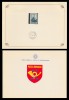 1974 Romania, Aniversari I uzuale - Hunedoara, carnet FDC de protocol LP 850