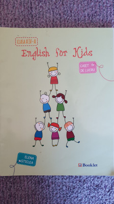 English for kids, clasa a IV-a, caiet de lucru, 2015, 80 pag foto