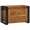 Cufăr Depozitare Lemn Acacia vidaXL 60x40x41cm Maro Rustic Industrial Cutie Interior/Exterior