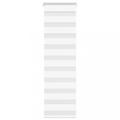 vidaXL Jaluzea tip zebra alb lățime țesătură 35,9 cm poliester foto