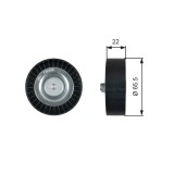 GATES T36458 DriveAlign&reg; Rola ghidare/conducere, curea transmisie