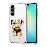 Husa antisoc pentru samsung galaxy a26, airbag pro, clear, cash is king
