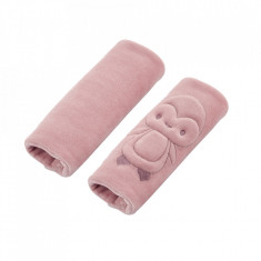 Set 2 protectii pentru centura de siguranta BabyJem Lovely (Culoare: Roz)