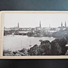 Fotografie pe carton, Hamburg Germania, cca 1900