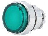 Comutator Apăsare 22mm Verde
