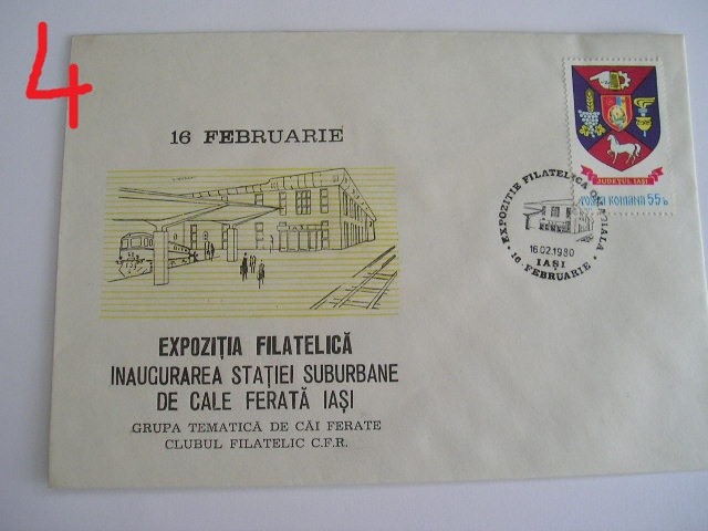 D11 - 1980 - tematica transporturi - CFR - Romania