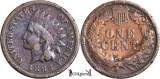 1883, 1 cent ( Indian Head Cent ) - Statele Unite ale Americii, Europa