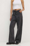 Day Birger et Mikkelsen jeansi Elijah - Denim Stripes femei high waist, DAY65243291