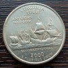 (M2194) MONEDA SUA - QUARTER DOLLAR 2000, LIT. P - VIRGINIA, America de Nord