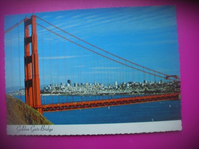 HOPCT 8129 PODUL GOLDEN GATE -SAN FRANCISCO-CALIFORNIA -SUA-AMERICA DE NORD -NECIRCULATA- foto