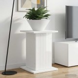 vidaXL Suport pentru plante Alb foarte lucios 30,5 x 30 x 43 cm 899806