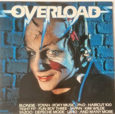 Various &lrm;&ndash; Overload _ NM / VG+ vinil,LP, disc muzica pop rock, synth pop _ Ronco, UK, 1982