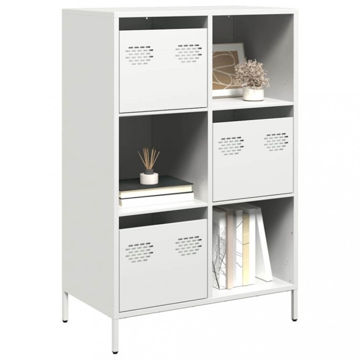 Gossi dulap inalt, alb, 68x39x103,5 cm, otel