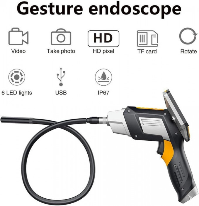 Camera de Inspectie Endoscop,TSS-112bB-2 4.5&quot;, Full HD, Cablu 5 m