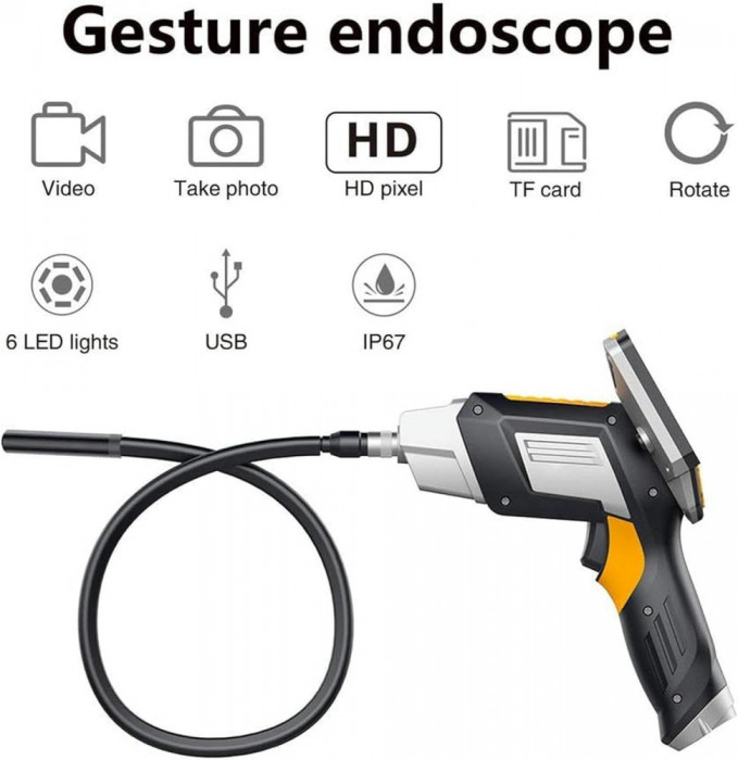Camera de Inspectie Endoscop,TSS-112bB-2 4.5", Full HD, Cablu 5 m