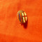 Insigna veche BFC -Italia- Bolonia Fotbal-Club , h=1cm , metal si email