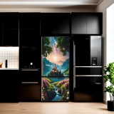 Folie imprimata color pentru decor Frigider, dimensiune 200 x 90cm, model: AVX-FR15, AVEX