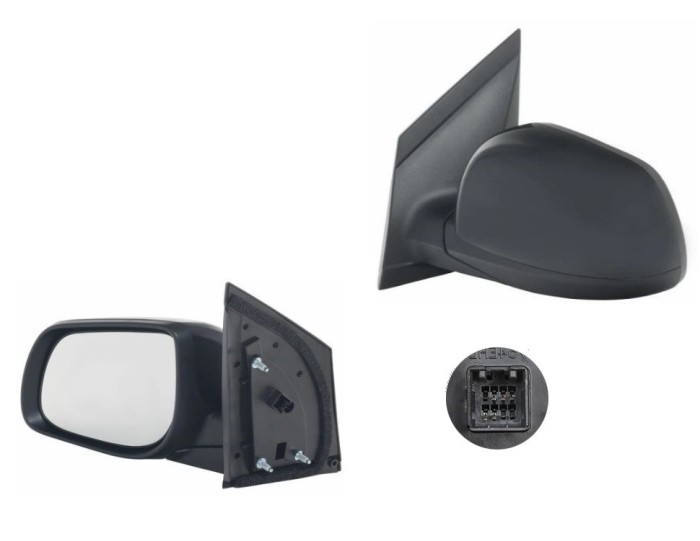 Oglinda exterioara Kia Picanto 06.2011- Partea Stanga Crom Convex Electrica Cu Incalzire 87610-1Y330As , cu 5 pini