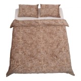 Set de pat catifea printata King Size Dust, Heinner