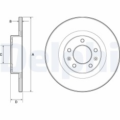 DELPHI BG4748C Disc frana