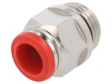 Racord push-in 1/2&quot; alamă nichelată 20 bar