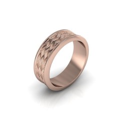 Verigheta dama/barbat din aur roze - 57