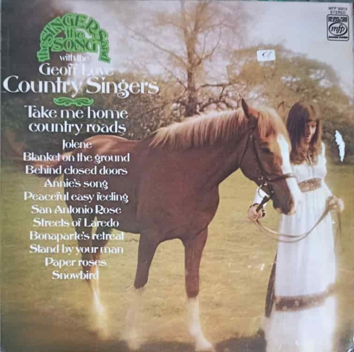 Disc vinil, LP. Take Me Home Country Roads-The Geoff Love Country Singers-241003