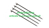 Set 4 Picheti Senzor Pescuit Baracuda, Inaltime Reglabila 50-90cm, Suporti Otel, Accesorii Montare Senzori