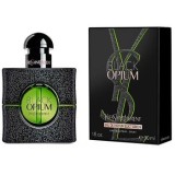Apa de parfum Yves Saint Laurent Black Opium Illicit Green, 75 ml, pentru femei
