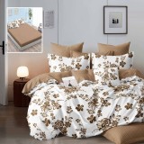 LENJERIE FINET 6 PIESE CU HUSĂ &ndash; 160&times;200 ȘI 180&times;200 (HF6P166) - 160x200