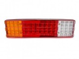 Lampa LED Mercedes 24V, 6 functii: Pozitie, Frana, Semnalizare, Ceata, Mers Inapoi, Reflector - 420x110x75mm, Universala Camioane Tractoare