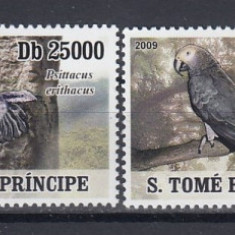 Sao Tome - Fauna WWF - PASARI - PAPAGALI - MNH - Michel = 12,00 Eur.