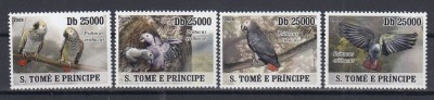 Sao Tome - Fauna WWF - PASARI - PAPAGALI - MNH - Michel = 12,00 Eur. foto