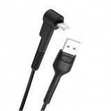 Cablu de Date si Incarcare USB la USB Lighting XO-NB100, 2.1A, 0.8 m, Negru, Blister