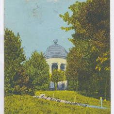1032 - CRAIOVA, Bibescu Park, Romania - old postcard - used - 1923