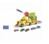 Vehicul lansator proiectile cu 4 vehicule metalice