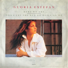 Vinil Gloria Estefan ‎– Here We Are / 12", 45 RPM, Single (VG+)