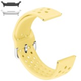 Curea din silicon, compatibila Samsung Galaxy Watch9 44mm/40mm, Samsung Galaxy Watch 8 44mm/40mm, Galben