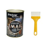 Vopsea Email Anticoroziva 3 in 1 Metal Breckner Germany Maro Ciocolatiu Lucios 2kg Direct pe Rugina Interior Exterior