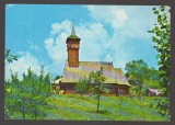 CPIB 24132 CARTE POSTALA - OLANESTI. BISERICUTA DE LEMN A LUI HORIA, CIRCULATA, 1977, STAMPILE, TIMBRU